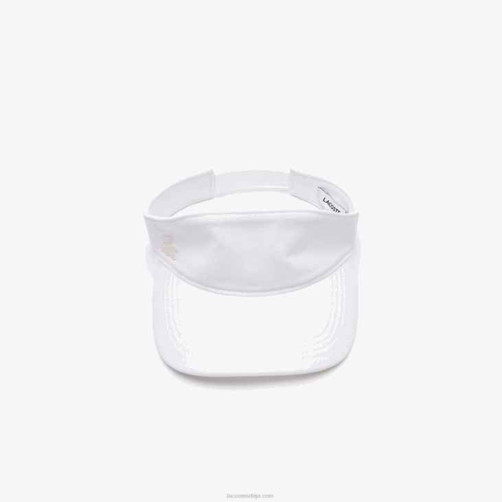 Жене памук пикуе визир 86882896 бела 70в Lacoste
