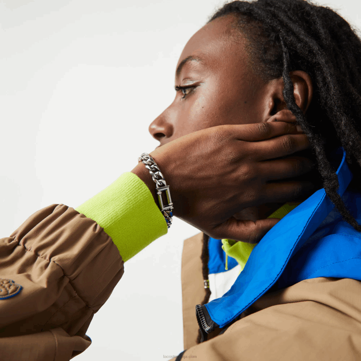 Жене темељна наруквица 86882904 сребро 045 Lacoste