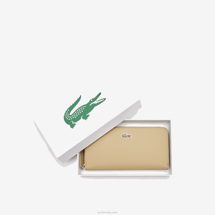 Жене л.12.12 концепт Петит Пикуе новчаник са патентним затварачем од 12 картица 86882812 бриндилле л37 Lacoste