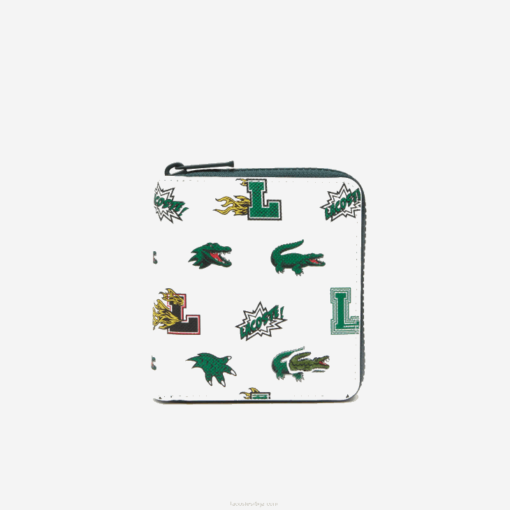 Жене цомиц принт мали новчаник са патент затварачем 86882893 бланц цроц алловер л05 Lacoste