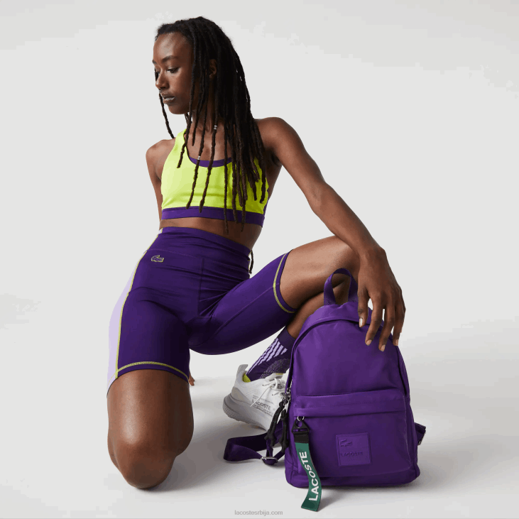 Жене сигнатуре патцх брандед пуллер ранац 86882862 самуи к66 Lacoste