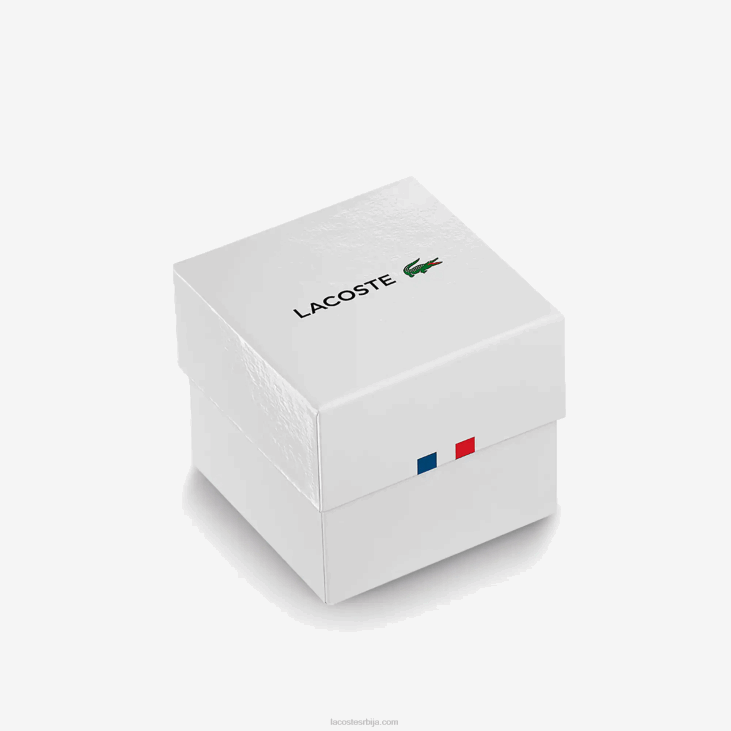 Жене клуб са 3 казаљке - шампањац са мрежицом од нерђајућег челика 86882922 сребро 000 Lacoste