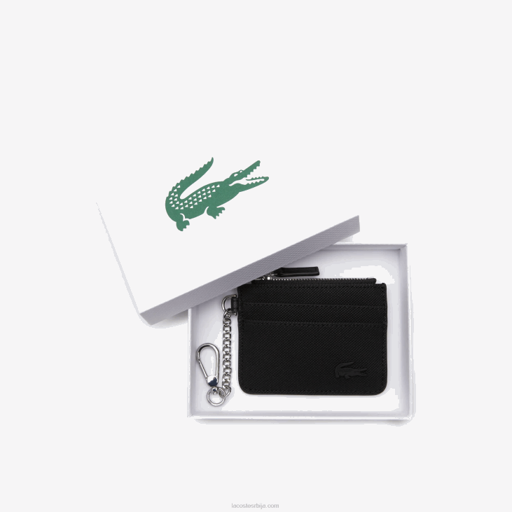 Жене Држач картица са 4 слота 86882806 црна 000 Lacoste