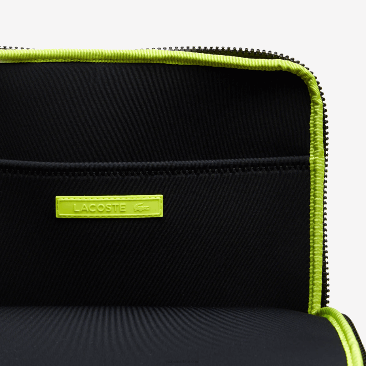 Жене торба за крст од рециклираних влакана 86881971 црна 000 Lacoste