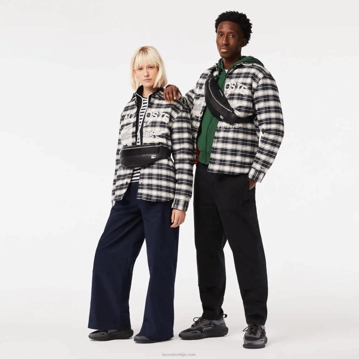 Жене контрастна координата торба око струка 86882062 црна 000 Lacoste