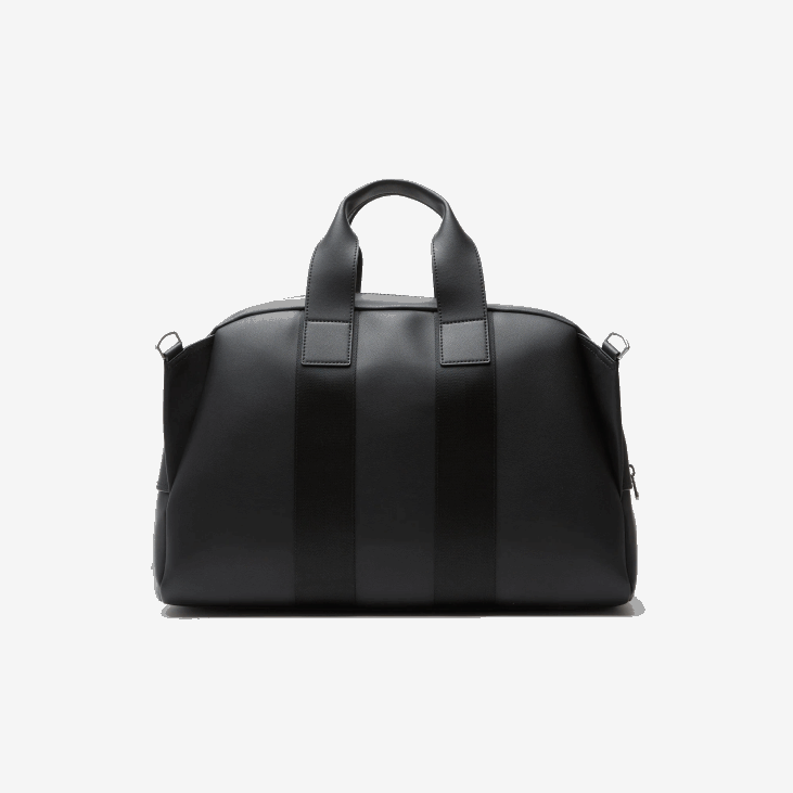 Жене еластична кожна викенд торба 86882101 црна 000 Lacoste