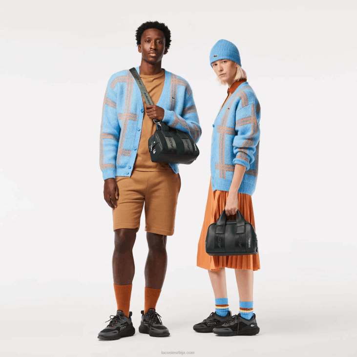 Жене контрастни натписи спортска торба 86882107 синопле б43 Lacoste