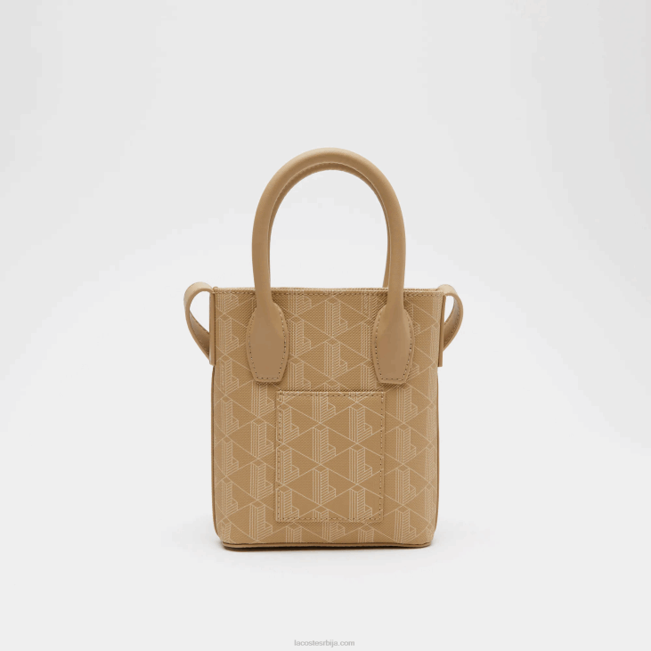 Жене мини торба са монограмом 86882790 виенноис беиге л01 Lacoste