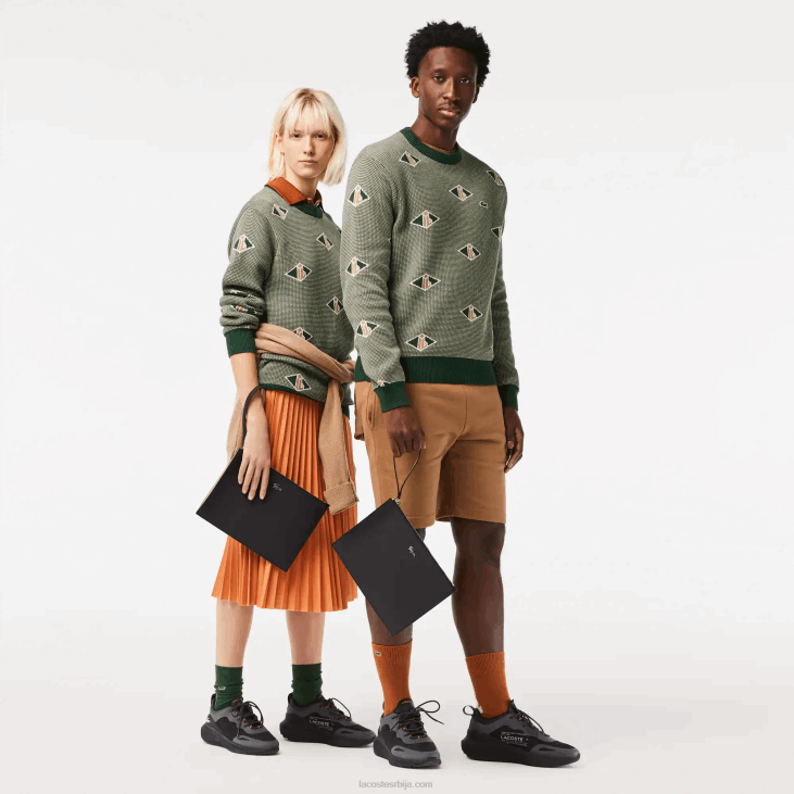 Жене анна пресвучена пикуе платнена зип квачила 86882817 ноир крема а91 Lacoste