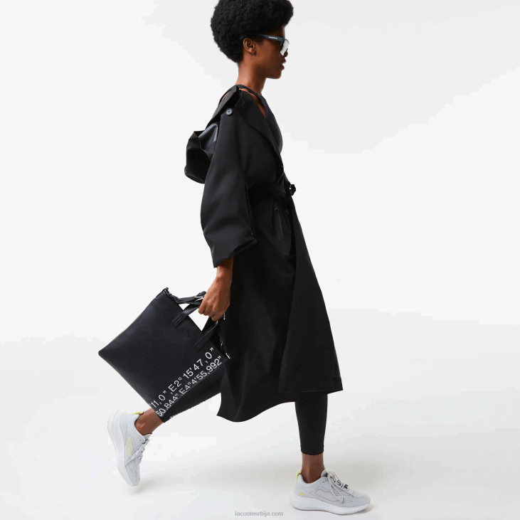 Жене контраст географске координате торба за куповину 86882829 ноар бланц 279 Lacoste