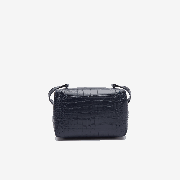 Жене амелиа кожна ташна са рељефном металном копчом 86882832 тамни сафир б88 Lacoste