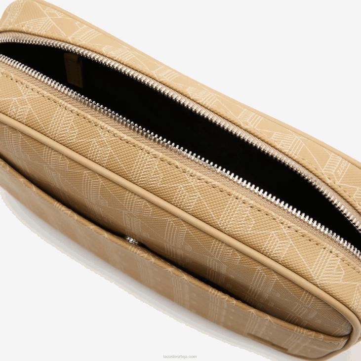 Жене цроссовер торба са монограмом 86882857 виенноис беиге л01 Lacoste