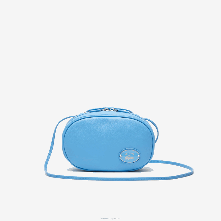 Жене мала зрнаста кожна торба за фотоапарат 86882870 Аргентинац 213 Lacoste