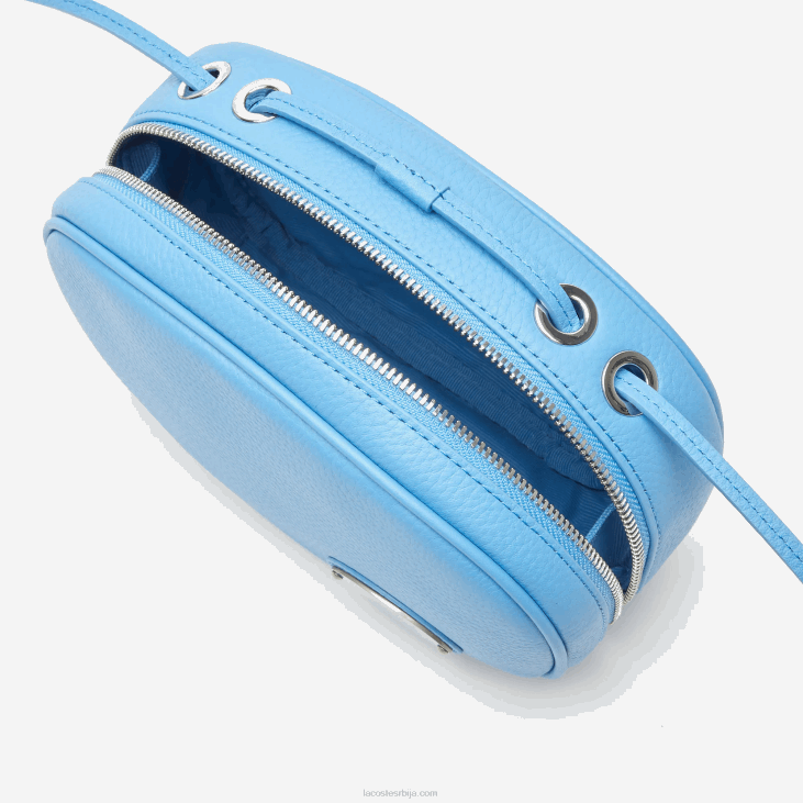 Жене мала зрнаста кожна торба за фотоапарат 86882870 Аргентинац 213 Lacoste