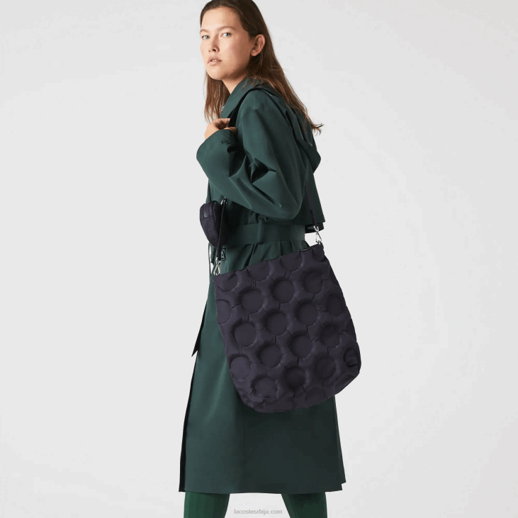 Жене торба са кантом са ефектом лоптице за голф 86882872 абимес л24 Lacoste