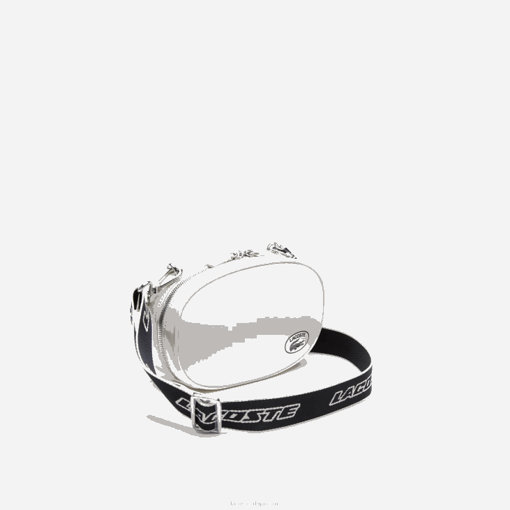 Жене округла торба за камеру са брендираним ременом 86882877 лапоние ноир л21 Lacoste