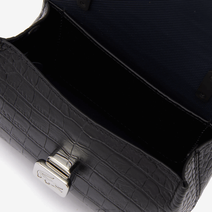 Жене кожна торба преко тела 86882888 црна 000 Lacoste