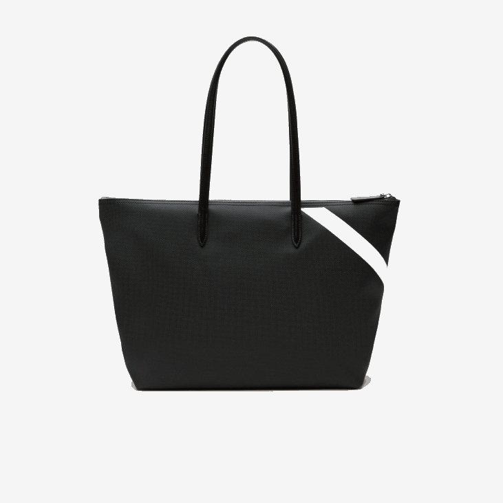 Жене торба за куповину са контрастним колор-блок пругама 86882890 ноир марина бланц к35 Lacoste