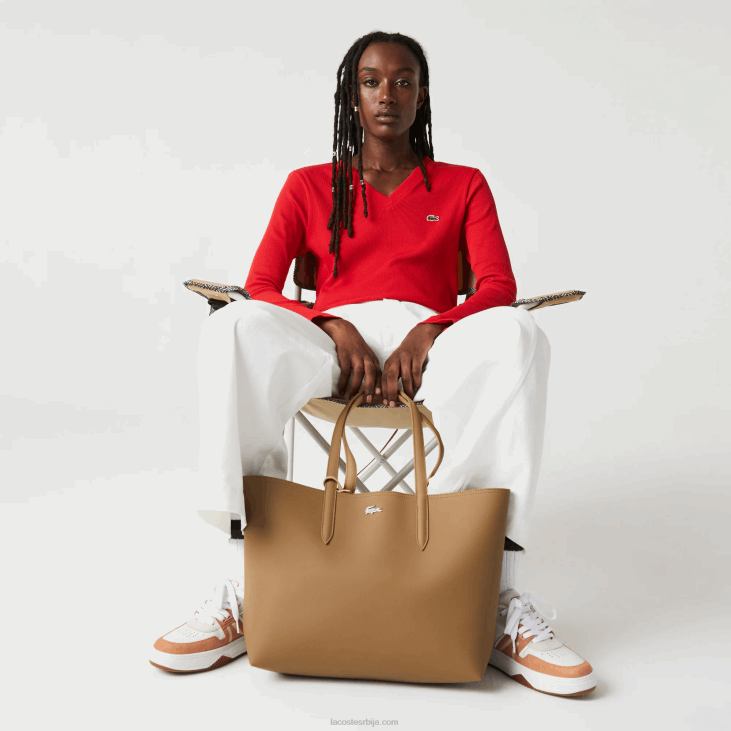 Жене анна реверзибилна двобојна торба 86882778 лиснати виенноис к60 Lacoste