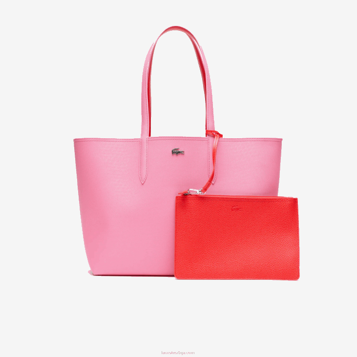 Жене анна реверзибилна двобојна торба 86882779 реседа цоррида л45 Lacoste