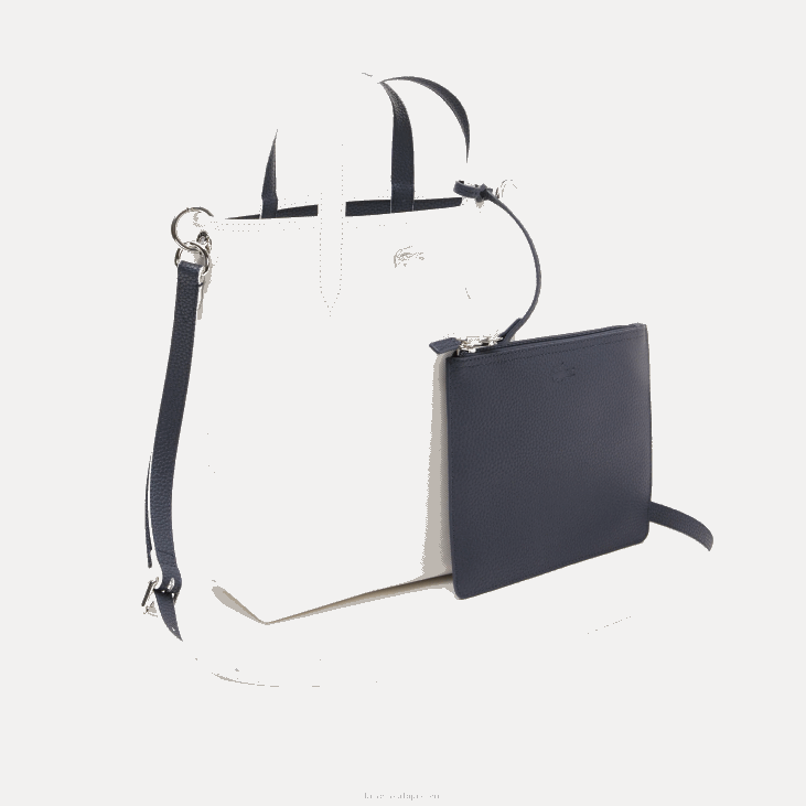 Жене анна платнена торба са реверзибилним премазом 86882780 фарине блуе нуит л44 Lacoste