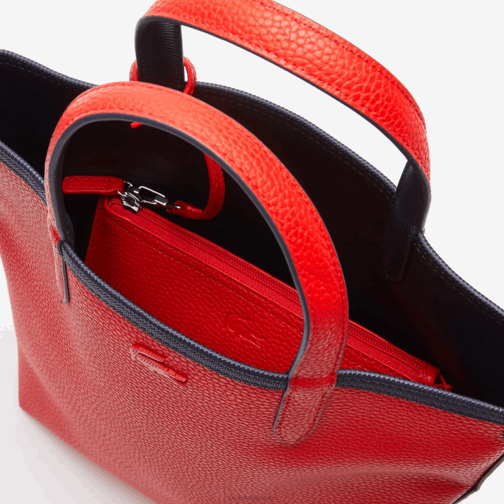 Жене анна платнена торба са реверзибилним премазом 86882818 марине 166 роуге 240 б50 Lacoste