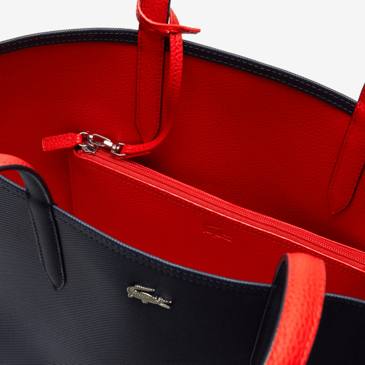 Жене анна реверзибилна двобојна торба 86882828 марине 166 роуге 240 б50 Lacoste