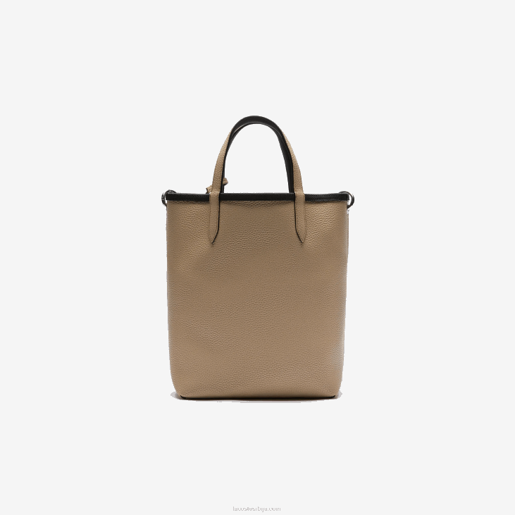 Жене анна платнена торба са реверзибилним премазом 86882830 ноир крема а91 Lacoste