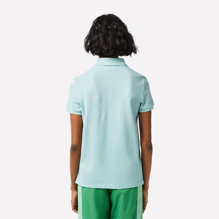 Жене Петит пикуе поло меканог памука регуларног кроја 86882362 минт лгф Lacoste