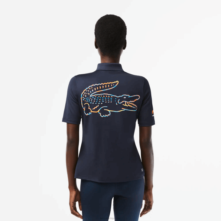 Жене спорт Мајами отворено издање поло 86882374 блуе кке Lacoste