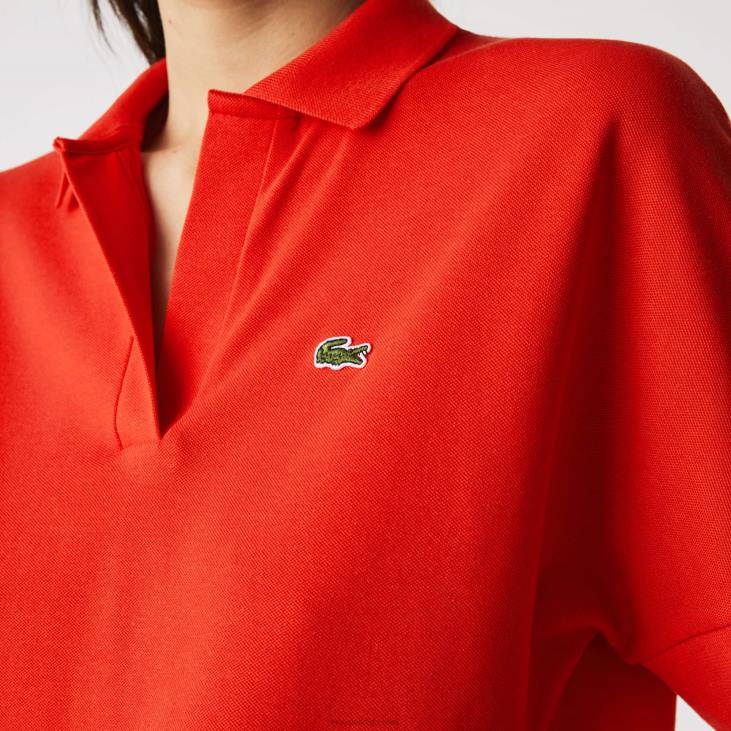 Жене лабави пике поло 86882464 црвена ф8м Lacoste