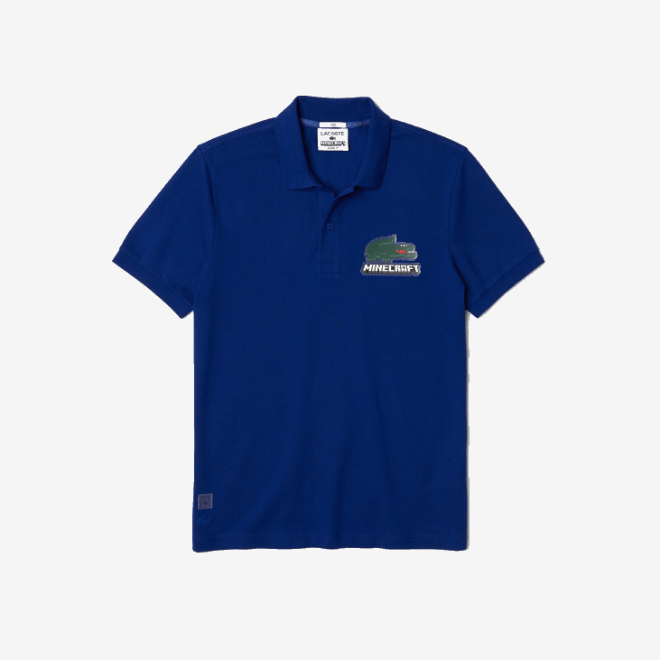 Жене лацосте к минецрафт цлассиц фит поло од органског памука 8688942 блуе бдм