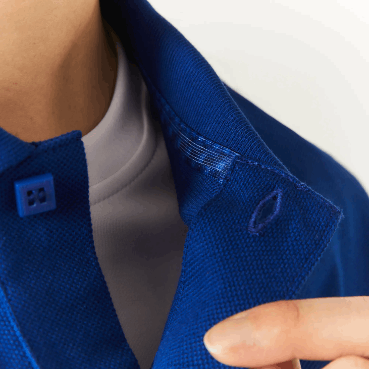 Жене лацосте к минецрафт цлассиц фит поло од органског памука 8688942 блуе бдм