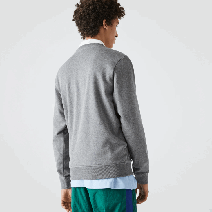 Жене Дукс од органског памука са округлим изрезом 86881209 сиви кине 1вк Lacoste