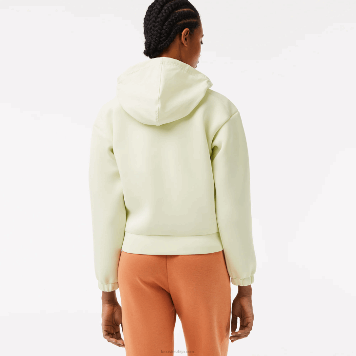 Жене спортска дуксерица са патентним затварачем 86882383 жута 6гд Lacoste