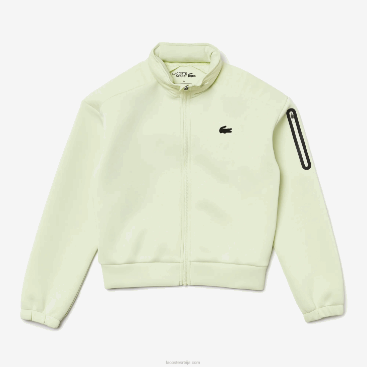 Жене спортска дуксерица са патентним затварачем 86882383 жута 6гд Lacoste