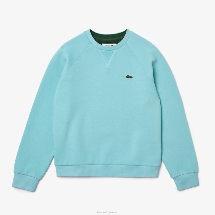 Жене Дукс од мешавине памука са округлим изрезом 86882392 тиркизно бвг Lacoste