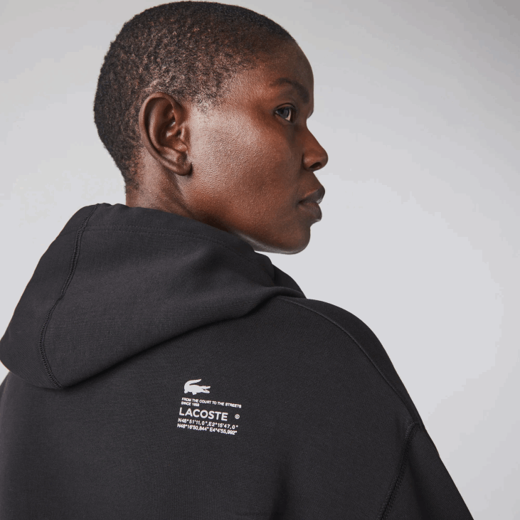 Жене Дуксерица са капуљачом 86882417 црна 031 Lacoste