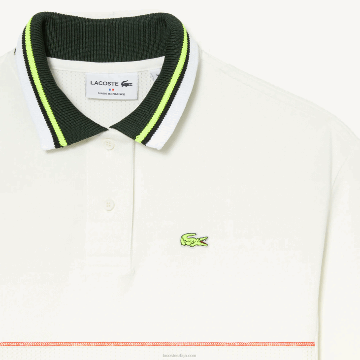 Жене поло хаљина од органског памука 86882376 бела 70в Lacoste
