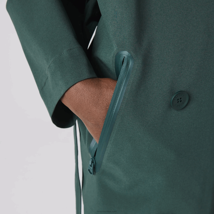 Жене предимензионирани капут 86882436 зелено р89 Lacoste