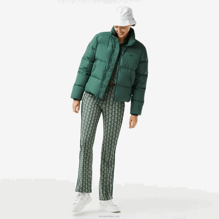 Жене склопива подстављена јакна 86882615 зелена 5хк Lacoste