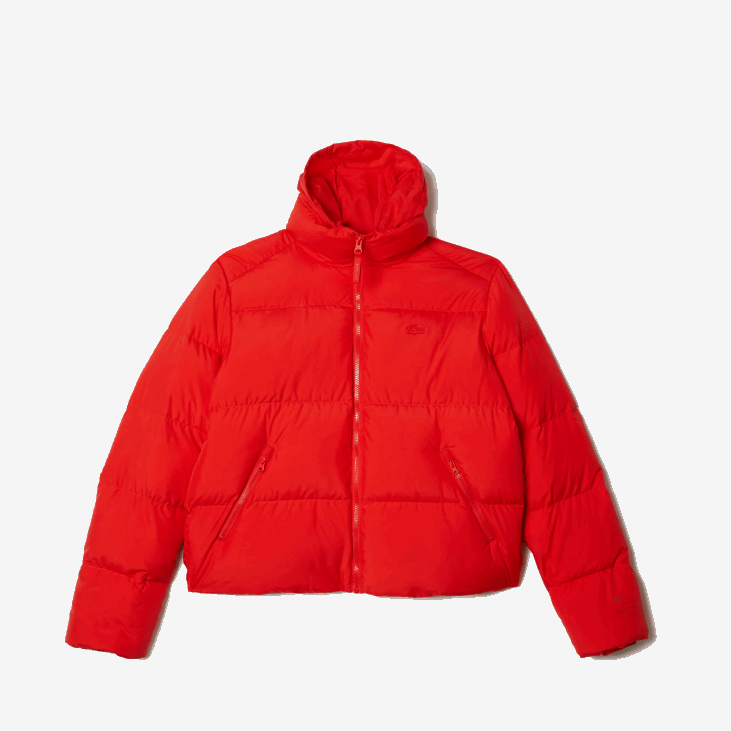 Жене склопива подстављена јакна 86882617 црвена ф8м Lacoste