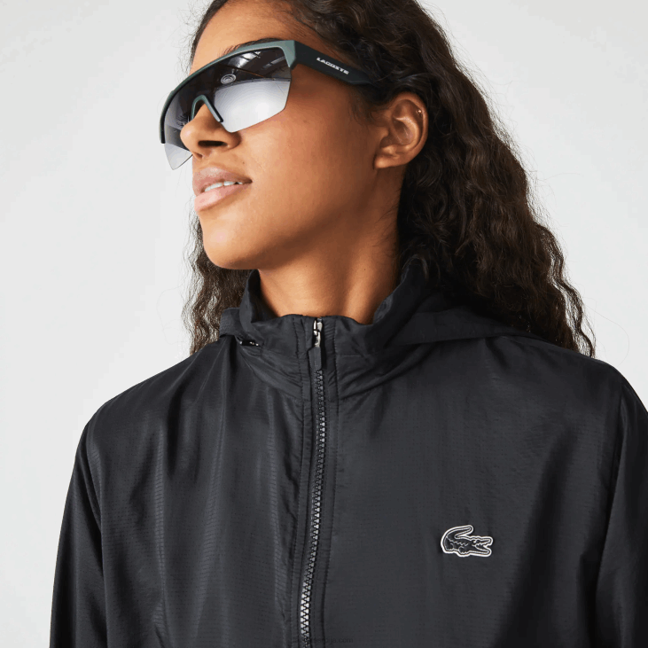 Жене спортска водоодбојна јакна 86882619 црна 031 Lacoste