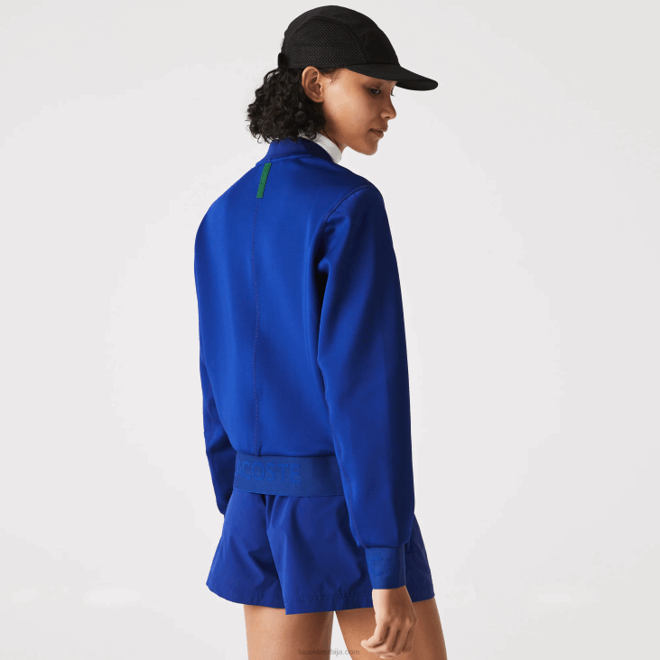 Жене двослојна растезљива тедди јакна 86882625 блуе бдм Lacoste