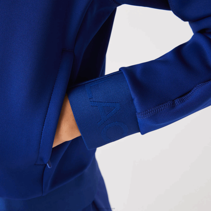 Жене двослојна растезљива тедди јакна 86882625 блуе бдм Lacoste