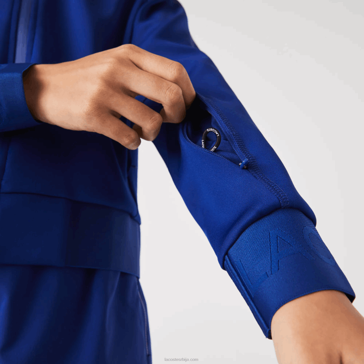 Жене двослојна растезљива тедди јакна 86882625 блуе бдм Lacoste