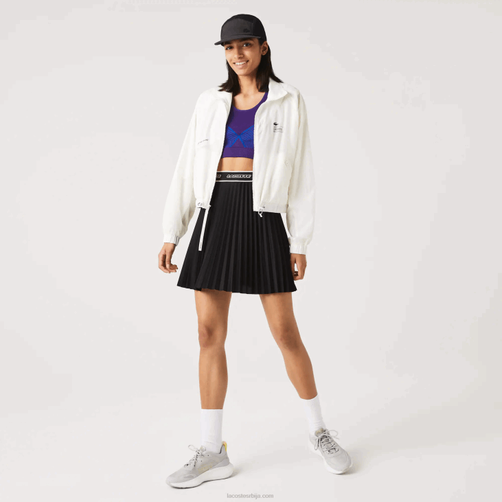 Жене најлонска јакна са мрежицом 86882626 бела 70в Lacoste