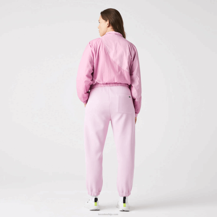 Жене најлонска јакна са мрежицом 86882627 розе з4х Lacoste