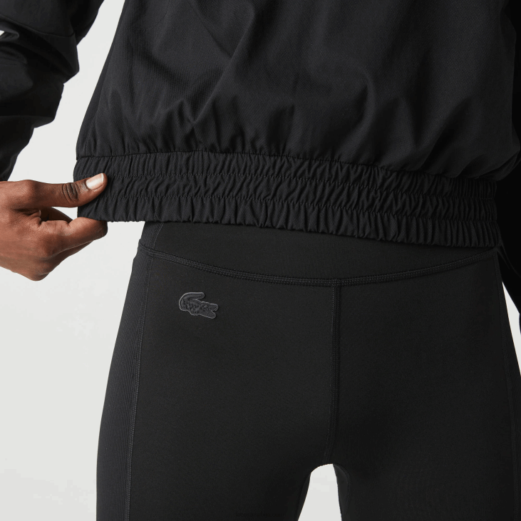 Жене спортска јакна слободног кроја 86882631 црна ц31 Lacoste