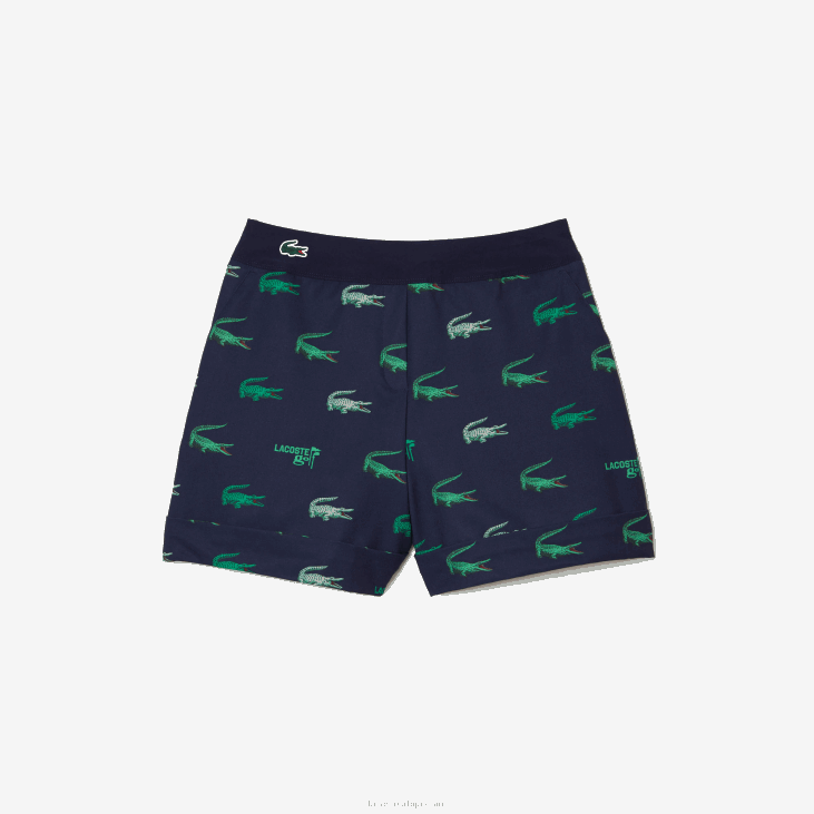 Жене лаке бермуде са штампаним голфом 86882447 тамноплава 166 Lacoste